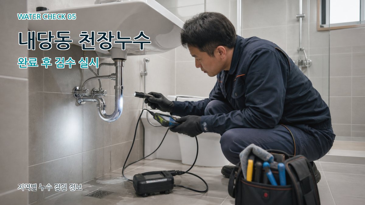 내당동 누수공사 누수탐지 이미지