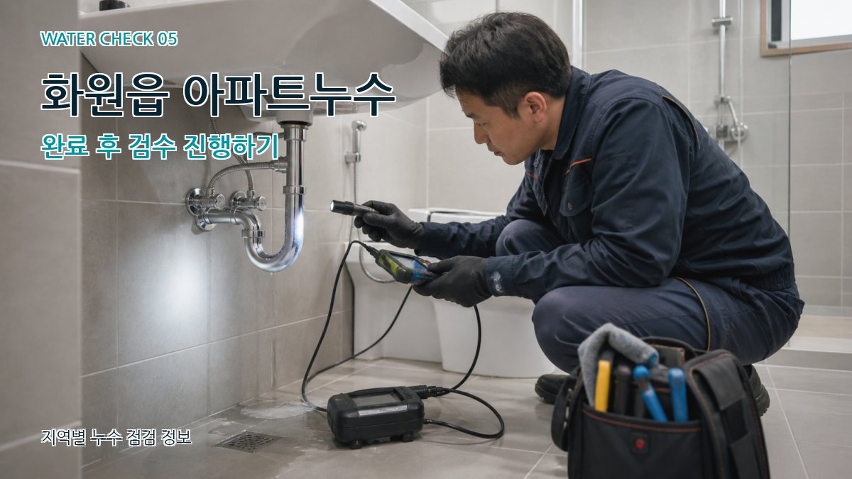 화원읍 누수공사 누수탐지 이미지