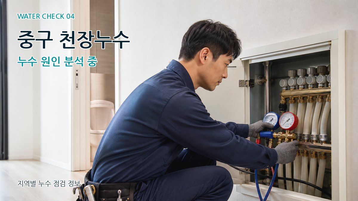 중구 누수탐지 누수탐지 이미지