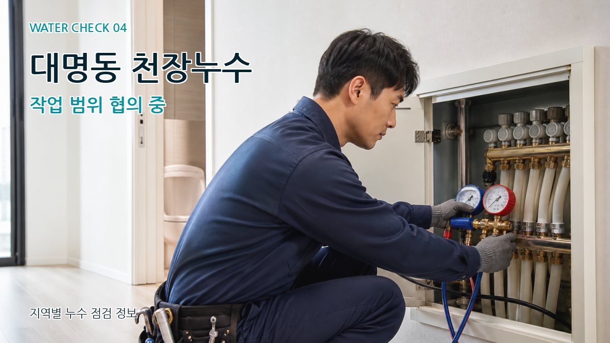 대명동 누수탐지 누수탐지 이미지