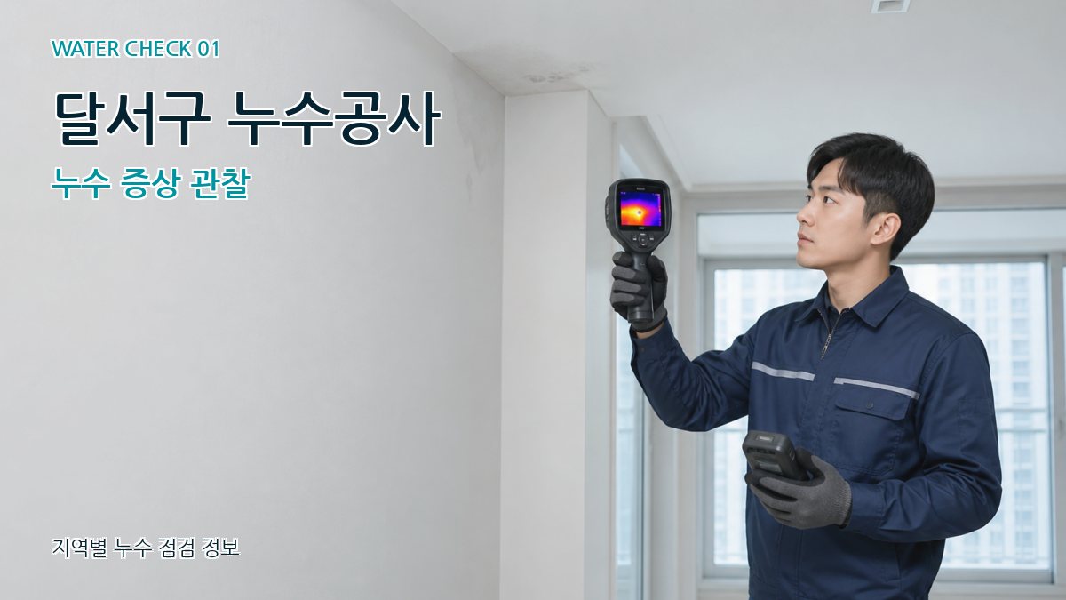 달서구 아파트누수 누수탐지 이미지