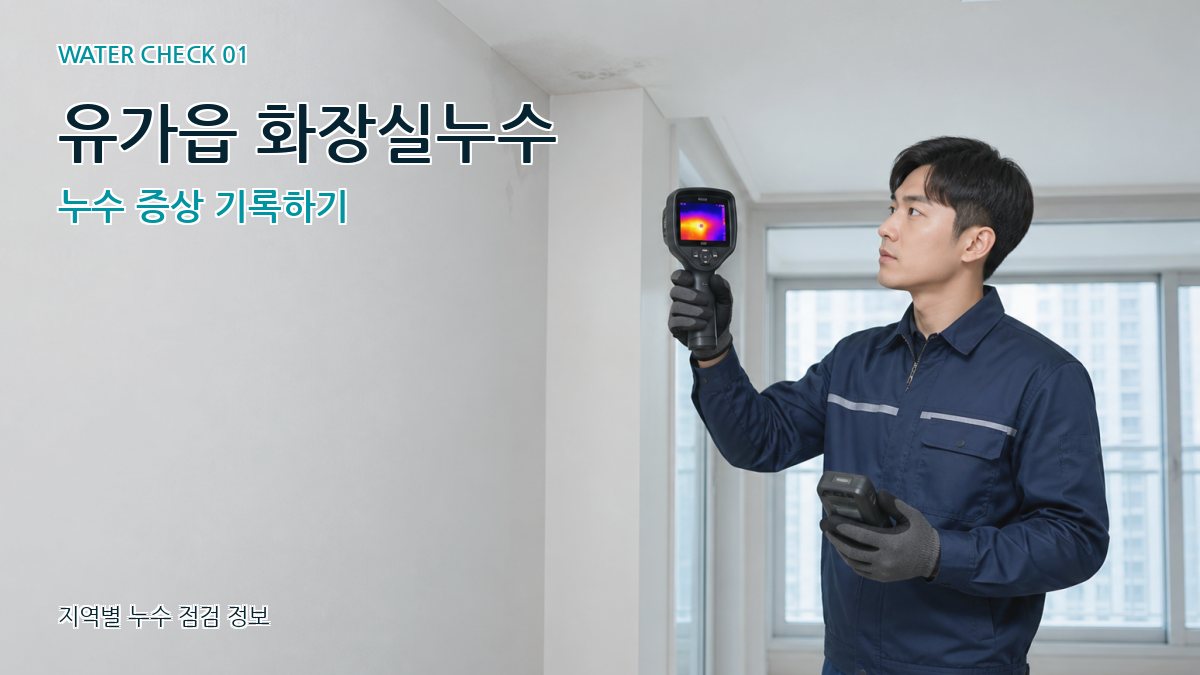 유가읍 아파트누수 누수탐지 이미지