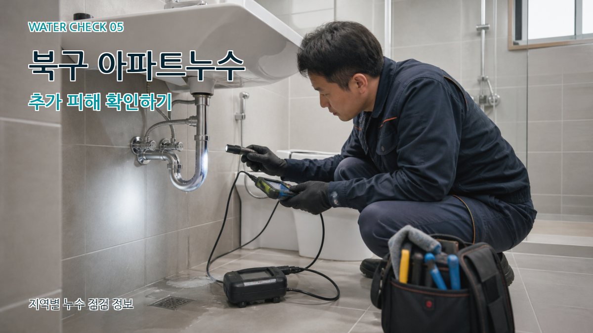 북구 누수공사 누수탐지 이미지
