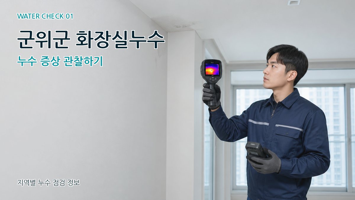 군위군 화장실누수 누수 증상 관찰하기