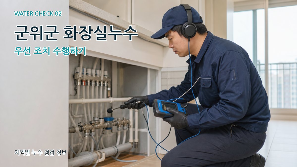 군위군 화장실누수 우선 조치 수행하기
