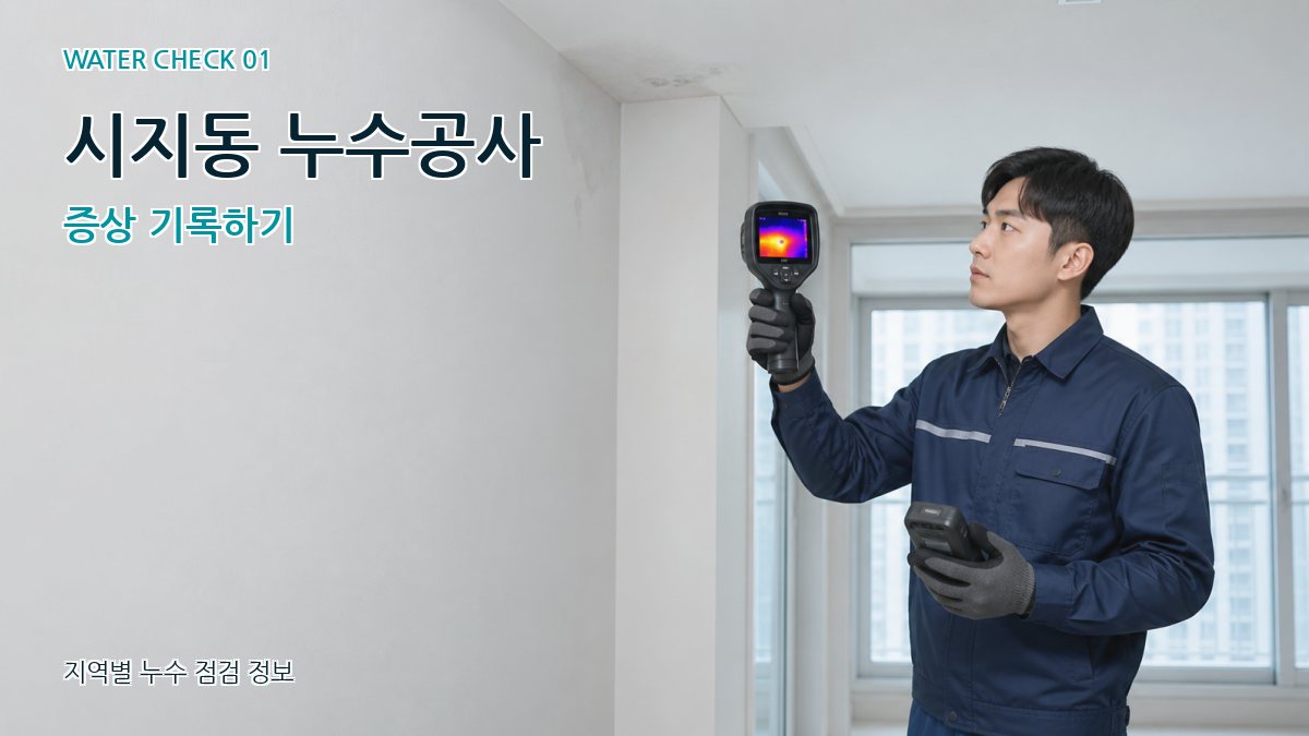 시지동 아파트누수 누수탐지 이미지