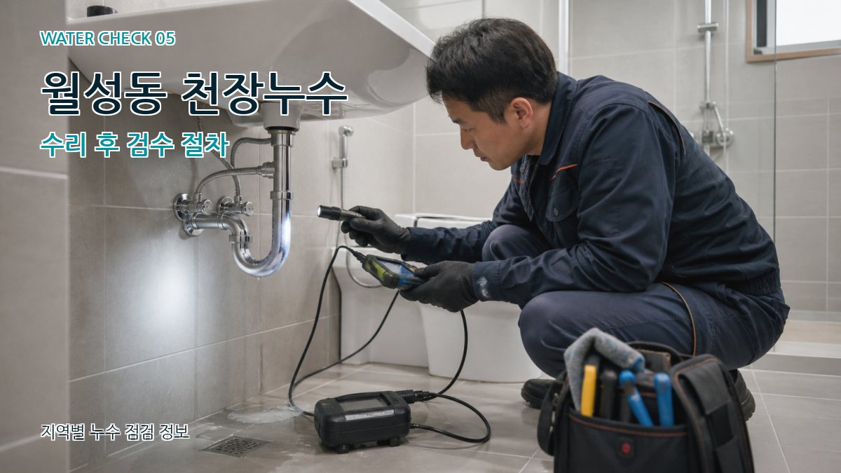월성동 누수공사 누수탐지 이미지