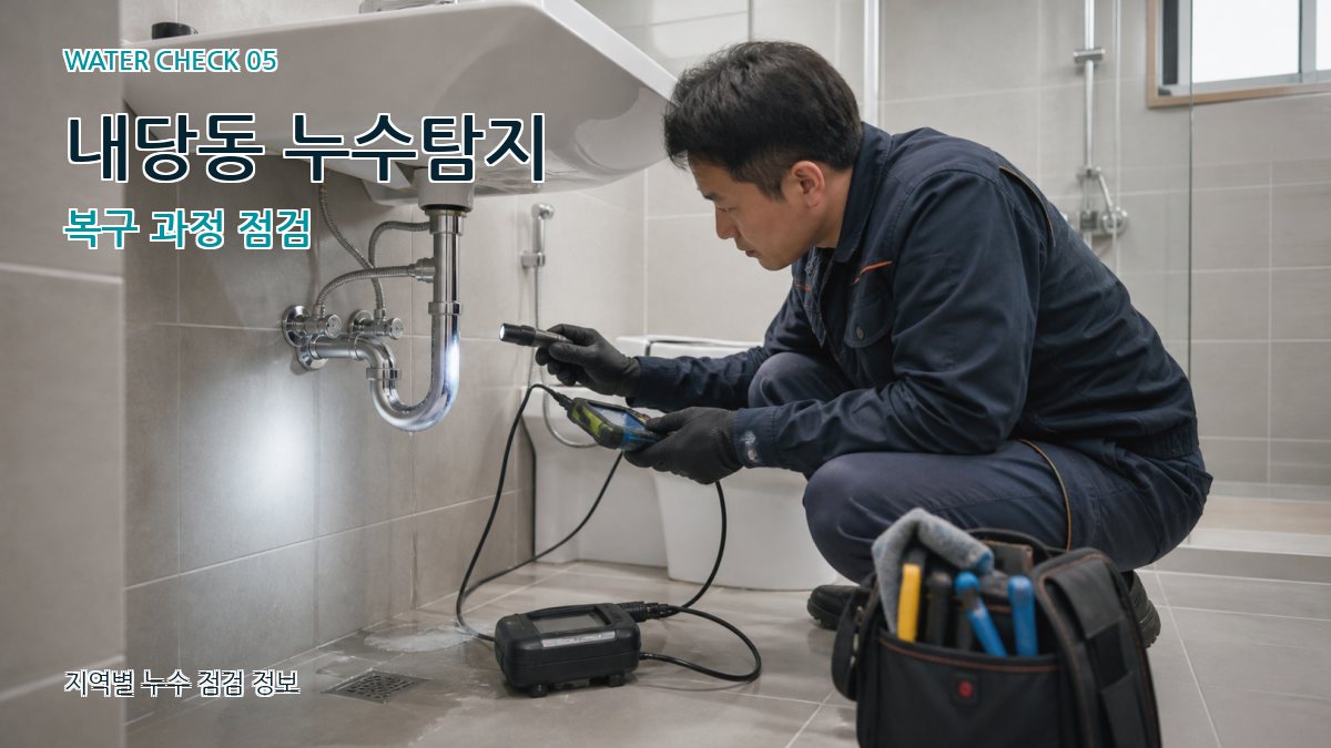 내당동 누수공사 누수탐지 이미지