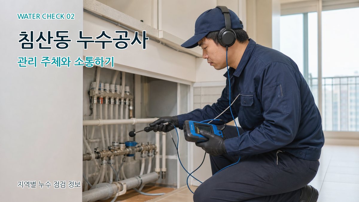 침산동 화장실누수 누수탐지 이미지