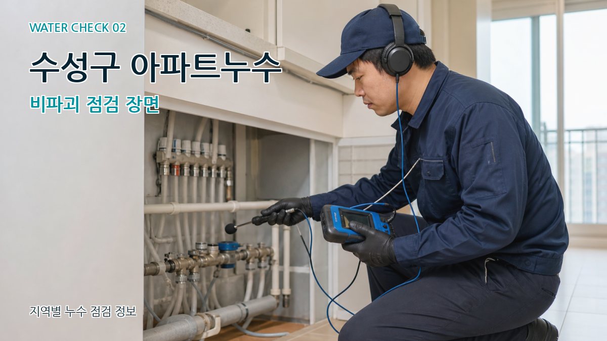 수성구 화장실누수 누수탐지 이미지