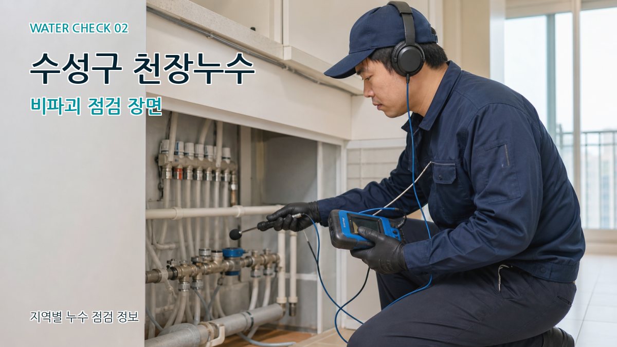 수성구 화장실누수 누수탐지 이미지