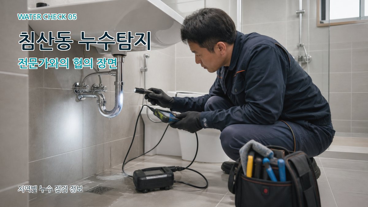 침산동 누수공사 누수탐지 이미지