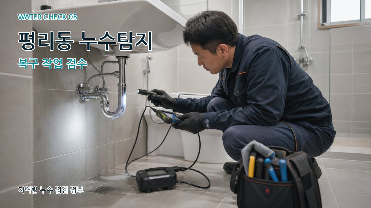 평리동 누수공사 누수탐지 이미지
