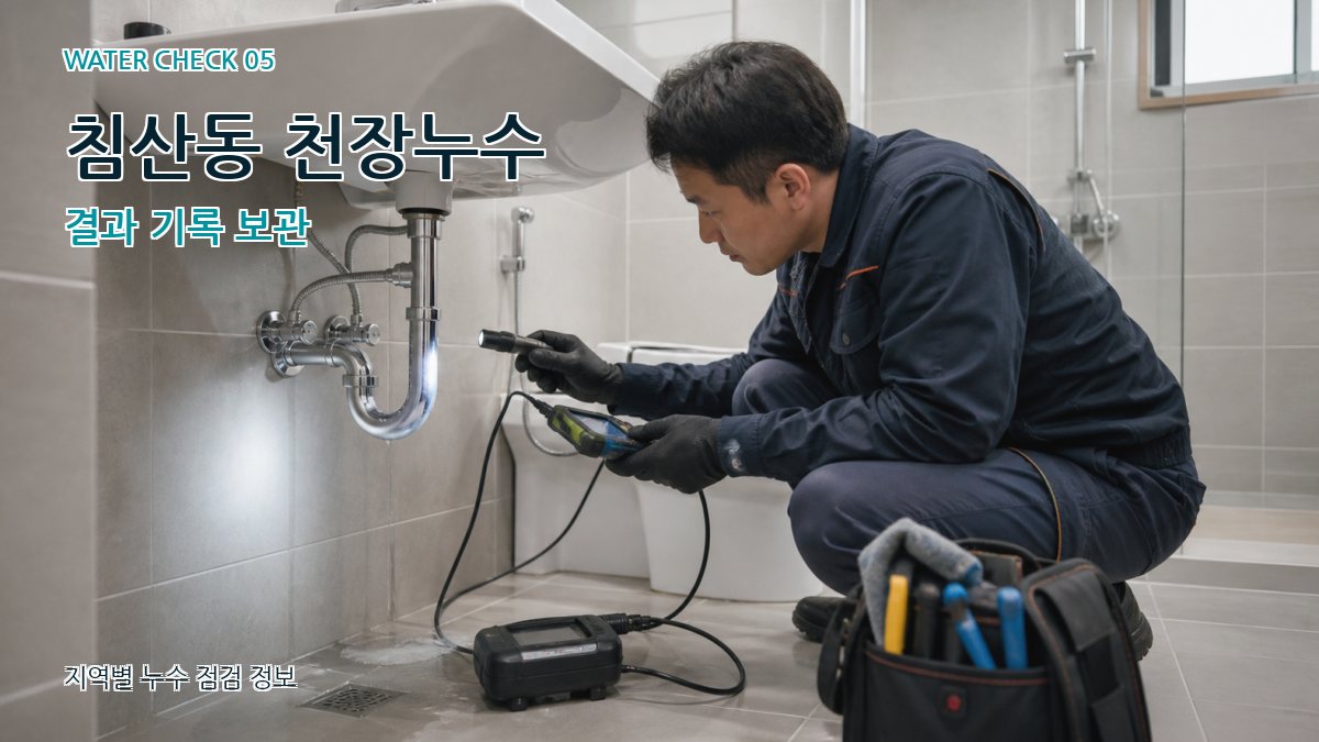 침산동 누수공사 누수탐지 이미지