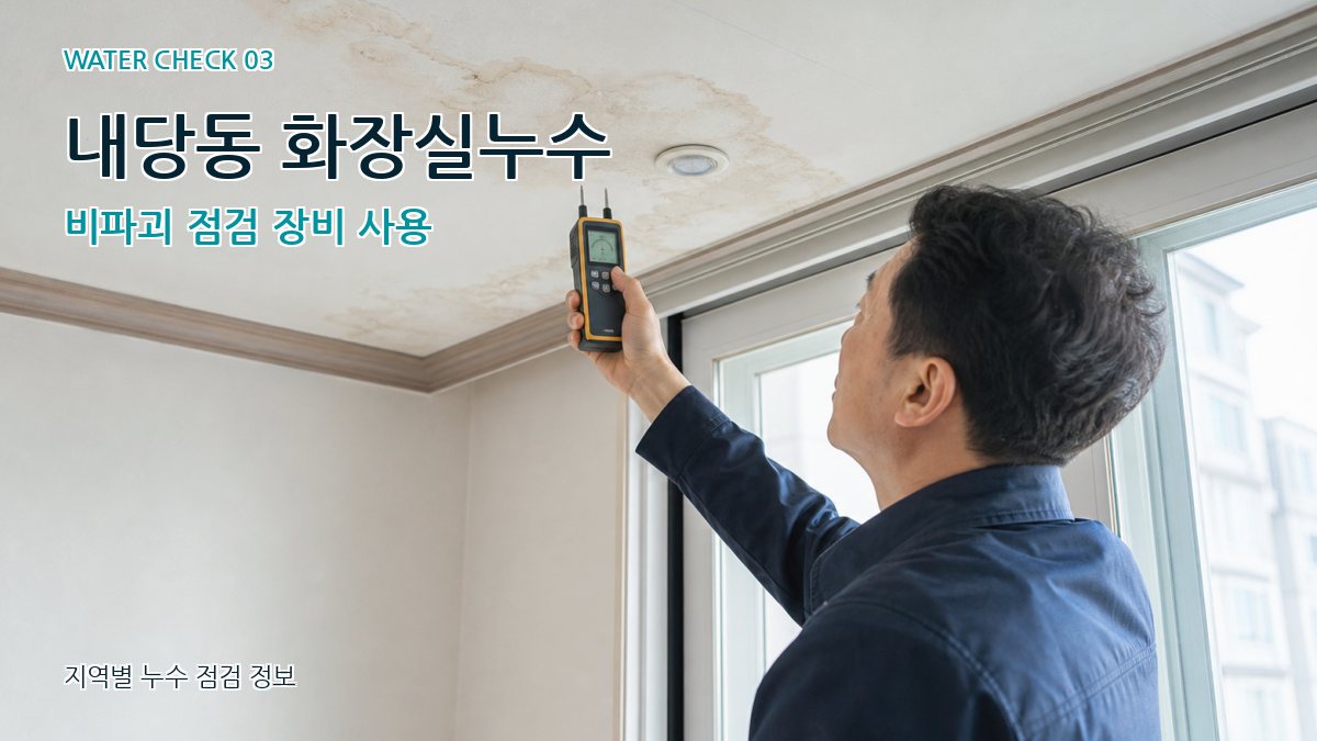 내당동 천장누수 누수탐지 이미지