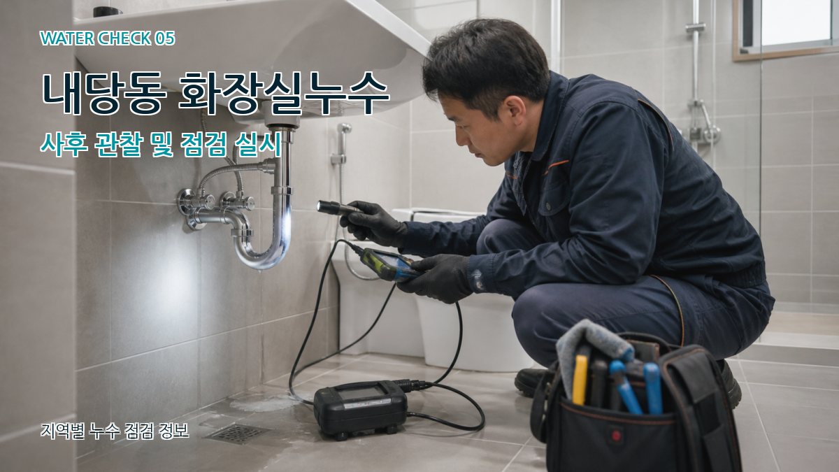 내당동 누수공사 누수탐지 이미지